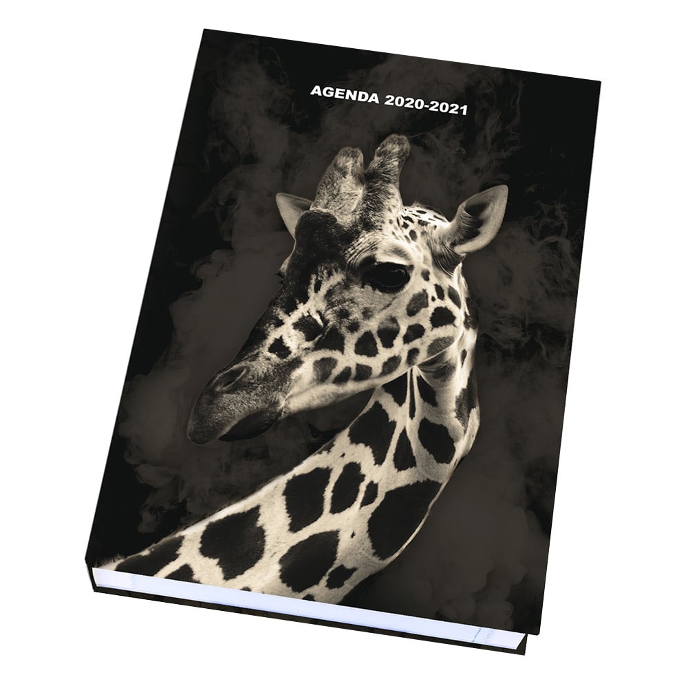 KID21KID01509GIRAFE-Agenda-scolaire-Animaux-Girafe 2021-2022